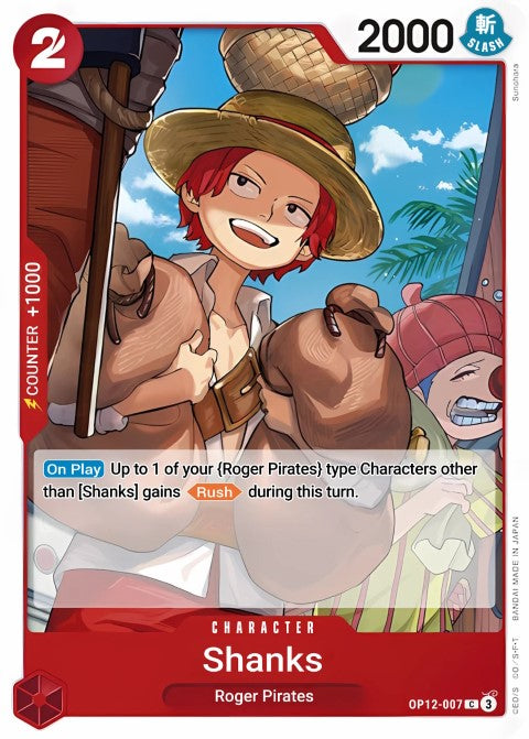 Shanks - Legacy of the Master (OP12-007)