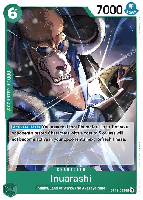 Inuarashi - Legacy of the Master (OP12-022)