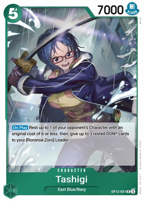 Tashigi - Legacy of the Master (OP12-031)