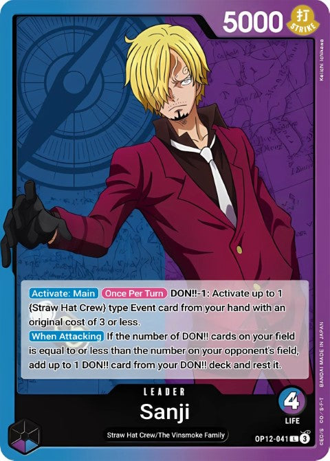 Sanji - Legacy of the Master (OP12-041)