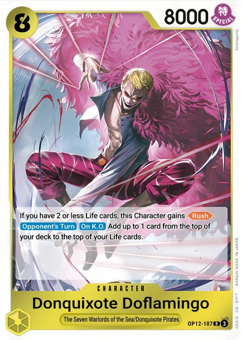 Donquixote Doflamingo - Legacy of the Master (OP12-107)