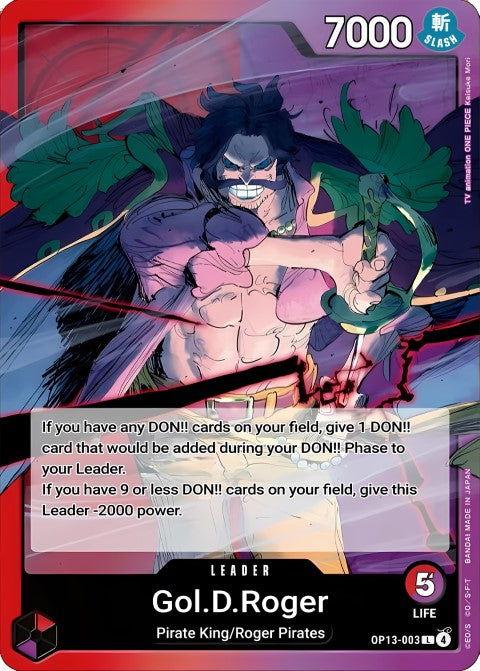 Gol D Roger - Carrying On His Will (OP13-003)