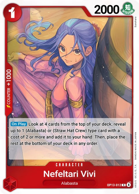 Nefeltari Vivi - Carrying On His Will (OP13-012)