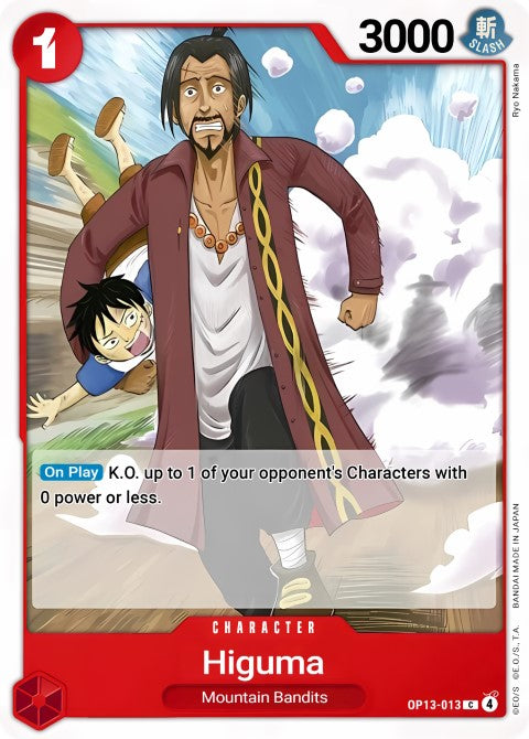 Higuma - Carrying On His Will (OP13-013)