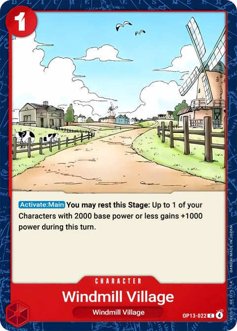 Windmill Village - Carrying On His Will (OP13-022)
