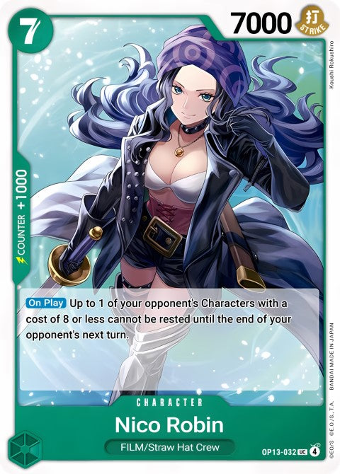 Nico Robin - Carrying On His Will (OP13-032)