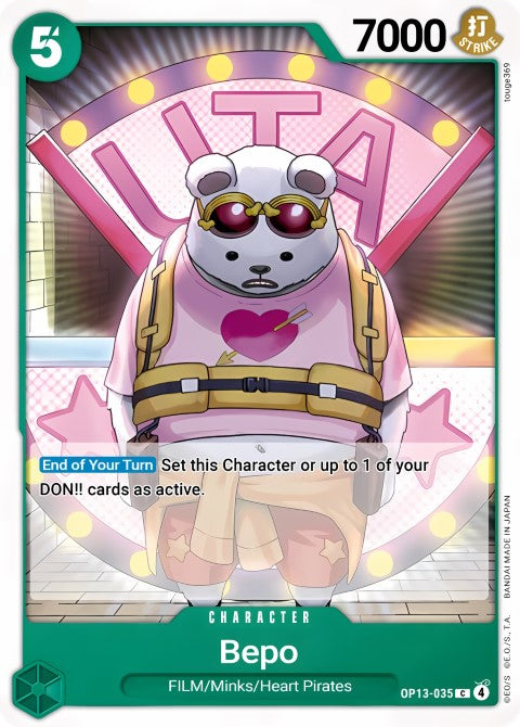 Bepo - Carrying On His Will (OP13-035)