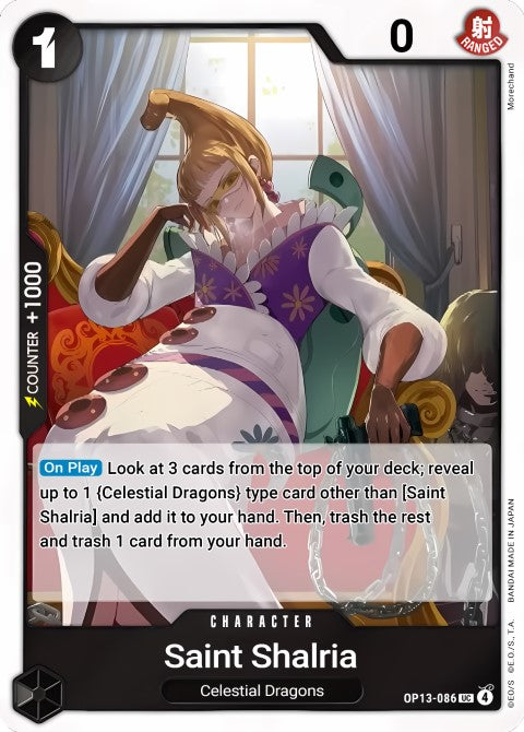 Saint Shalria - Carrying On His Will (OP13-086)