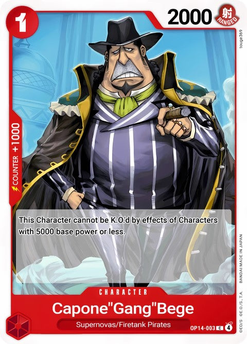 Capone Gang Bege - The Azure Sea's Seven (OP14-003)