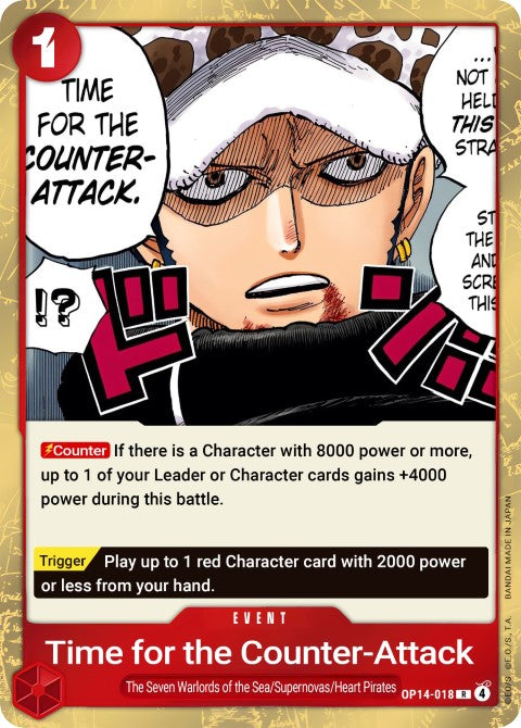 Time for the Counterattack - OP14-018 - The Azure Sea's Seven (OP14)