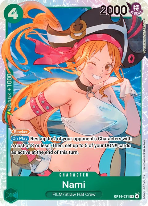 Nami - The Azure Sea's Seven (OP14-031)