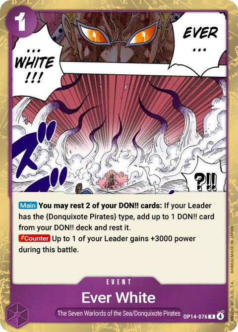 Ever White - OP14-076 - The Azure Sea's Seven (OP14)