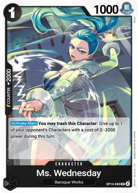 Ms Wednesday - The Azure Sea's Seven (OP14-083)