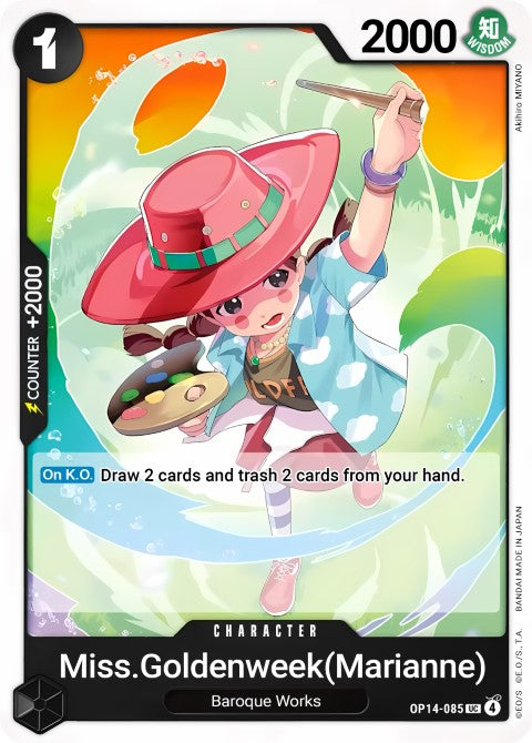 Miss Goldenweek - The Azure Sea's Seven (OP14-085)