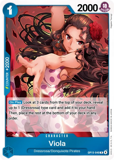 Viola (OP15-040) - Adventure on Kami's Island (OP15-EB04)