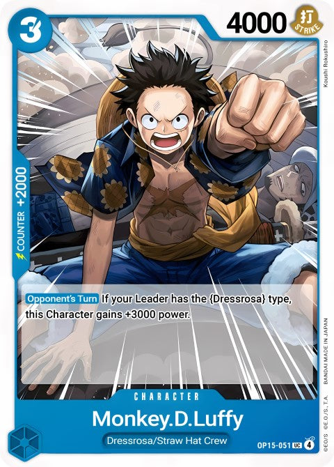 Monkey.D.Luffy (OP15-051) - Adventure on Kami's Island (OP15-EB04)