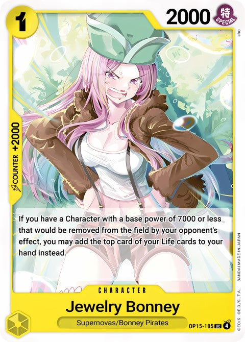Jewelry Bonney (OP15-105) - Adventure on Kami's Island (OP15-EB04)