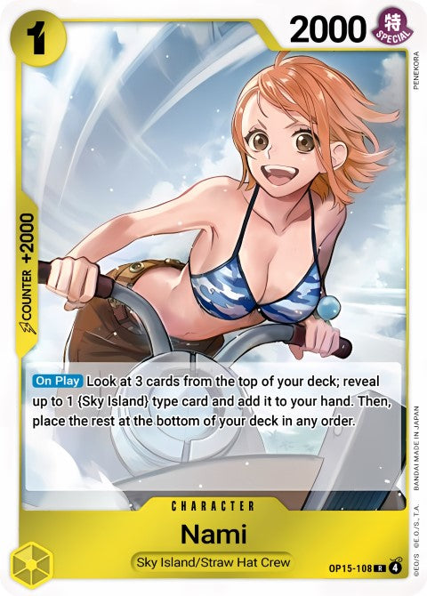 Nami (OP15-108) - Adventure on Kami's Island (OP15-EB04)