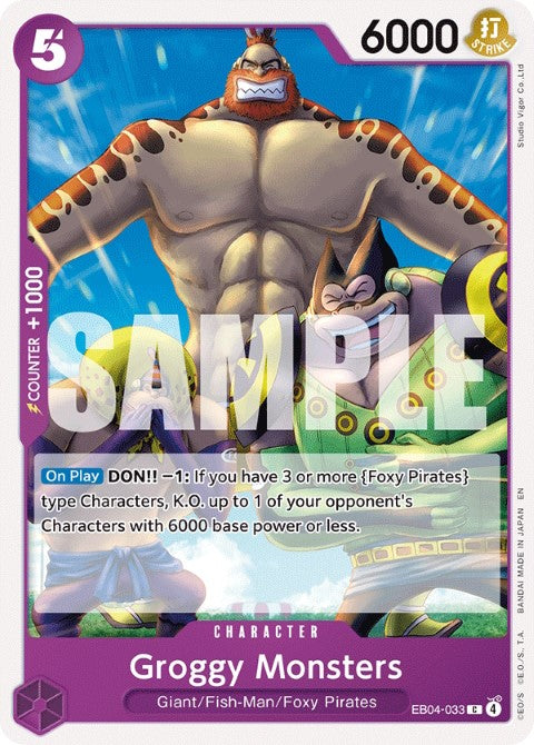 Groggy Monsters - Extra Booster: Memorial Collection (EB04-033)