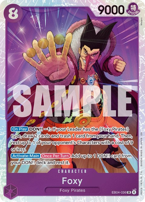 Foxy - Extra Booster: Memorial Collection (EB04-036)