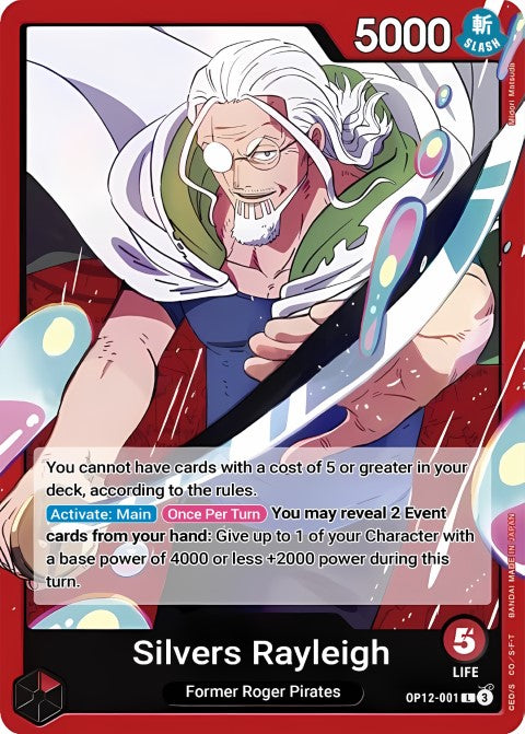 Silvers Rayleigh - Legacy of the Master (OP12-001)