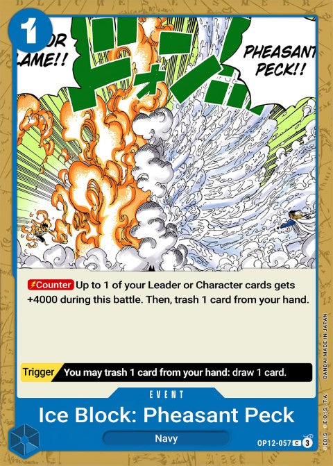 Ice Block Pheasant Peck - Legacy of the Master (OP12-057)