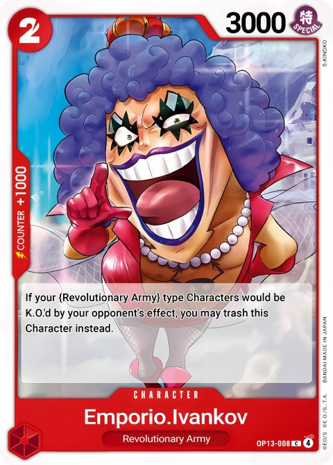 Emporio Ivankov - Carrying On His Will (OP13-008)