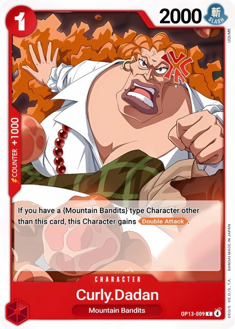 Curly Dadan - Carrying On His Will (OP13-009)