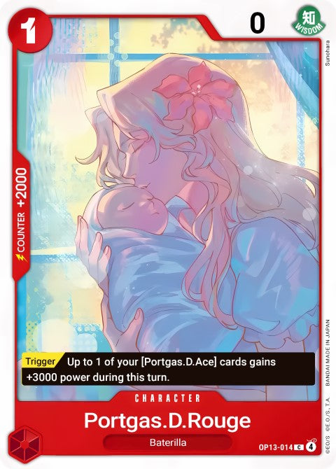Portgas D Rouge - Carrying On His Will (OP13-014)