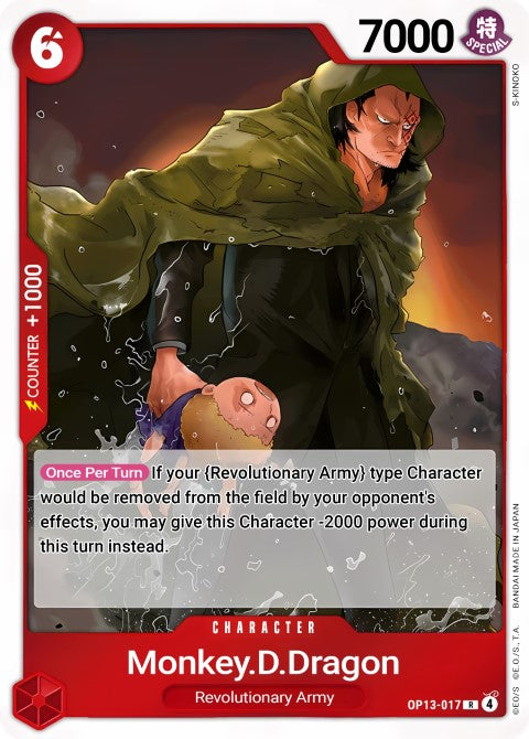 Monkey D Dragon - Carrying On His Will (OP13-017)