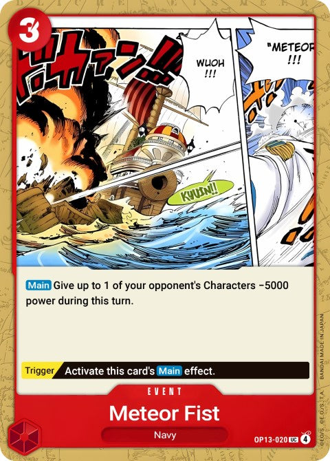 Meteor Fist - Carrying On His Will (OP13-020)