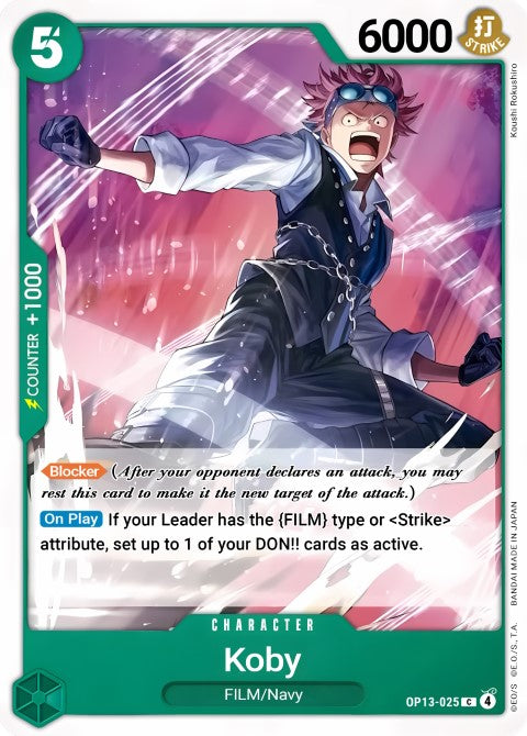 Koby - Carrying On His Will (OP13-025)