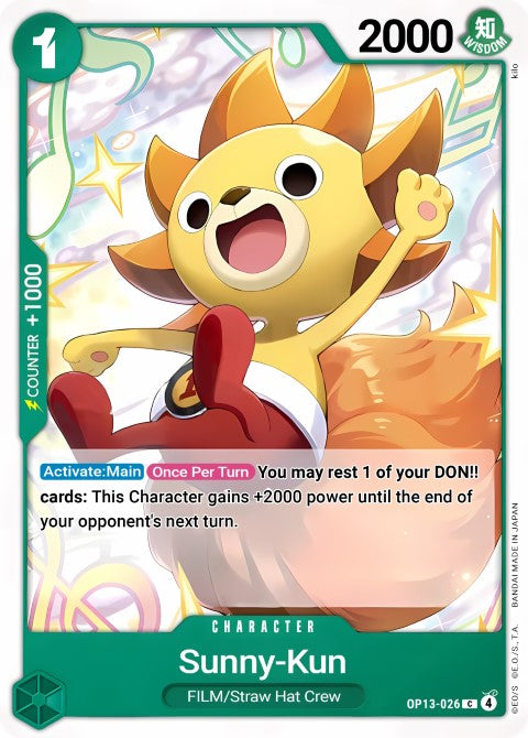 Sunny-Kun - Carrying On His Will (OP13-026)