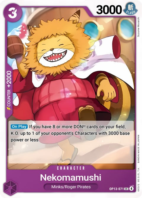 Nekomamushi - Carrying On His Will (OP13-071)