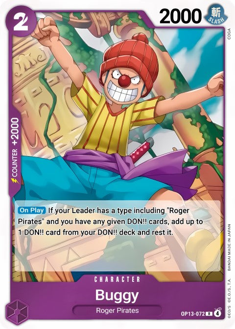 Buggy - Carrying On His Will (OP13-072)