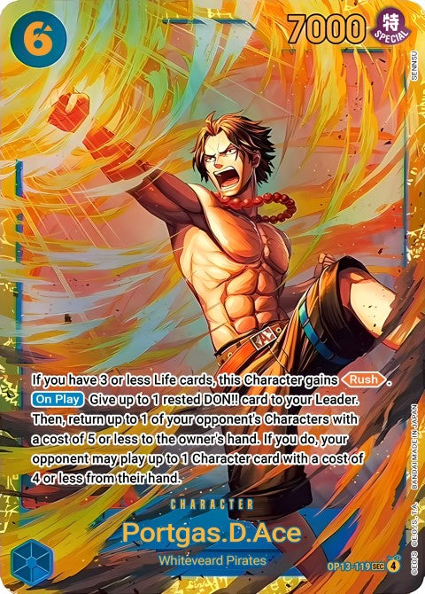 Portgas D Ace - Carrying On His Will (OP13-119)