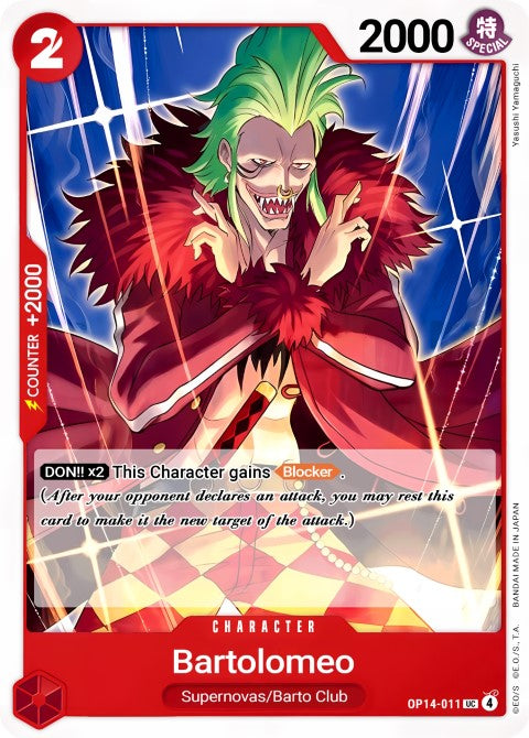 Bartolomeo - The Azure Sea's Seven (OP14-011)