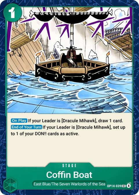 Coffin Boat - The Azure Sea's Seven (OP14-039)