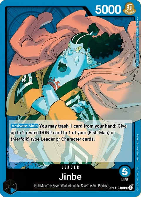 Jinbe - The Azure Sea's Seven (OP14-040)