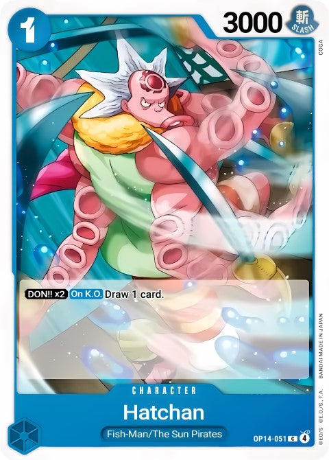 Hatchan - The Azure Sea's Seven (OP14-051)