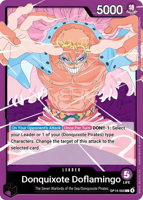 Donquixote Doflamingo - The Azure Sea's Seven (OP14-060)