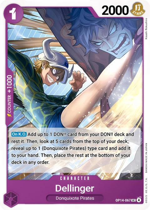 Dellinger - The Azure Sea's Seven (OP14-067)
