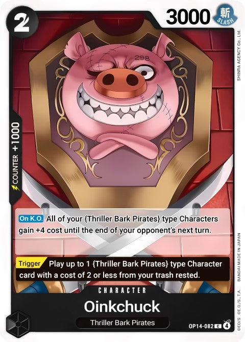 Oinkchuck - The Azure Sea's Seven (OP14-082)