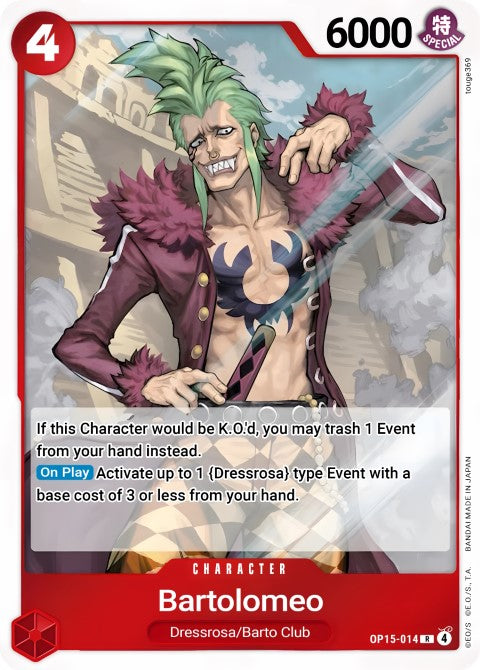 Bartolomeo (OP15-014) - Adventure on Kami's Island (OP15-EB04)
