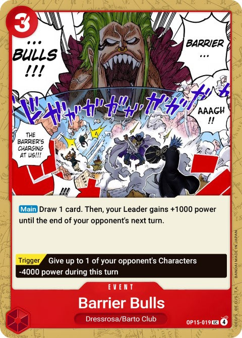 Barrier Bulls (OP15-019) - Adventure on Kami's Island (OP15-EB04)