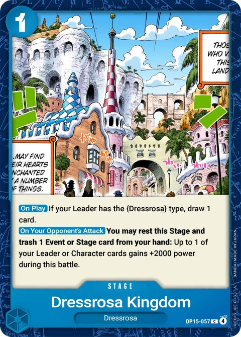 Dressrosa Kingdom (OP15-057) - Adventure on Kami's Island (OP15-EB04)
