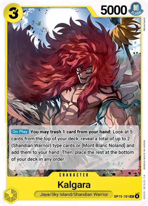 Kalgara (OP15-101) - Adventure on Kami's Island (OP15-EB04)