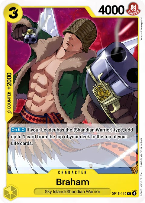 Braham (OP15-110) - Adventure on Kami's Island (OP15-EB04)
