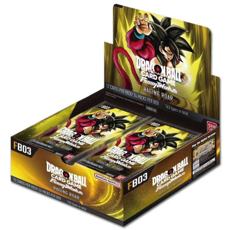 DragonBall Super Card Game - Fusion World (FB03) Raging Roar Booster Box